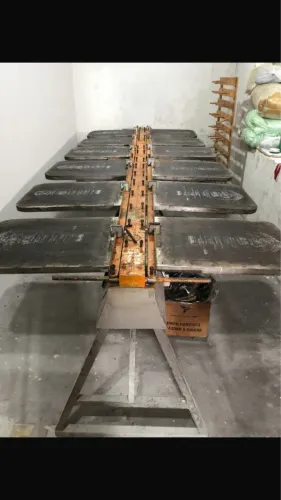 Mesa térmica para serigrafia 12 berços 