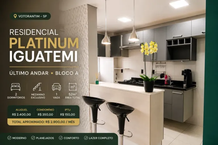 Apartamento Último Andar - Residencial Platinum Iguatemi