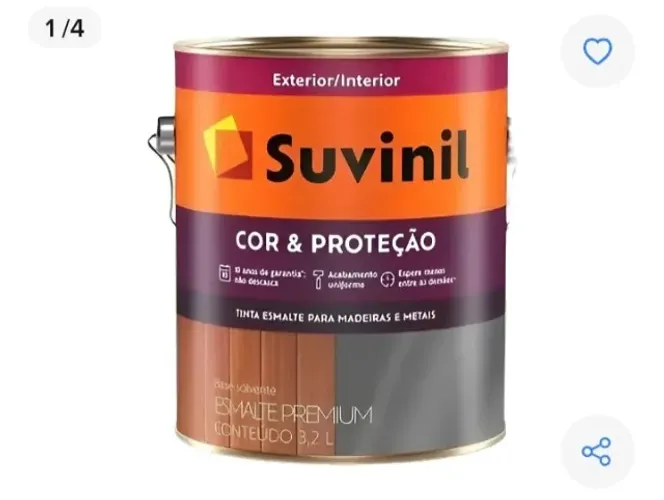 Galões de tinta Esmalte Suvinil 