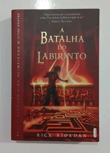 Livro Percy Jackson a Batalha do Labirinto 