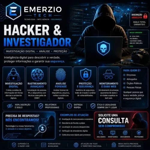 Sou um hacker ético e faço qualquer serviço
