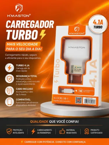 CARREGADOR TIPO C HMASTON