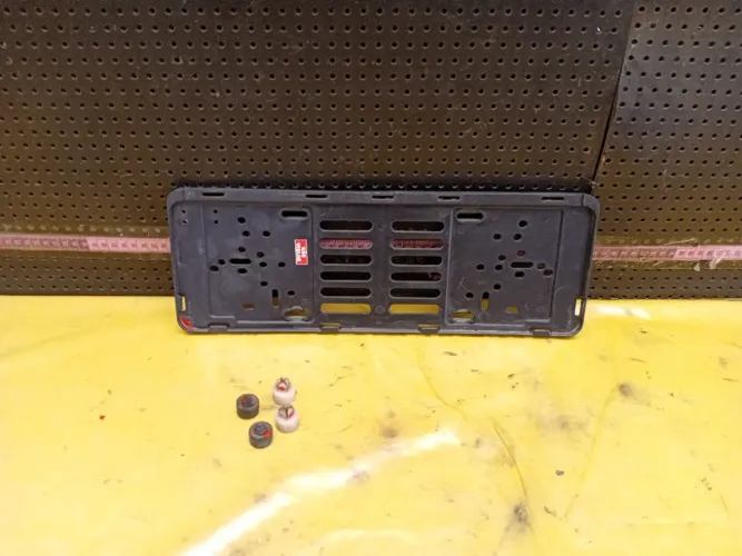 Suporte Placa Traseira Chevrolet Omega 1993 Preto