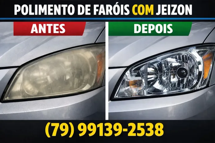 Restauração e recuperação de faróis 