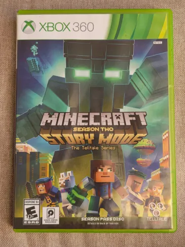 Jogo Minecraft Season Two Story Mode. Original, mídia Física Xbox 360