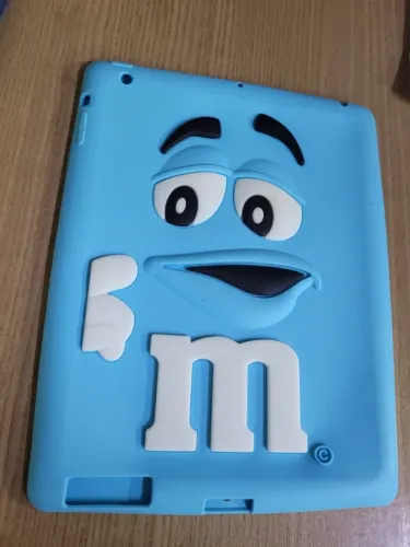 Capa Ipad Apple _ Capa personalizada com design do personagem M&M's, _____________________