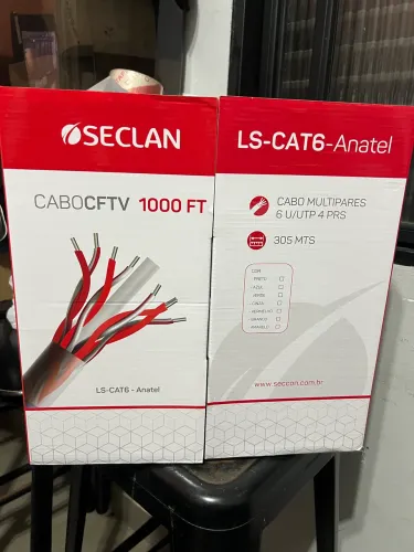 Cabo de rede cat6 seccon azul
