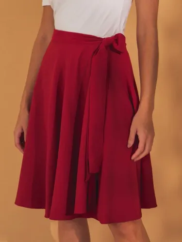 Saia vermelho vinho