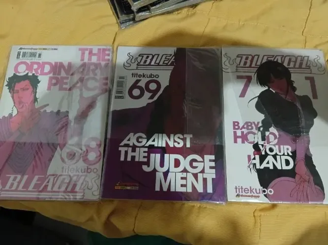 mangás bleach 68,69 e 71 