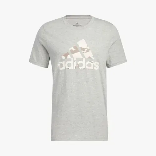 CAMISETA ADIDAS CINZA ESTAMPA CAMUFLADA