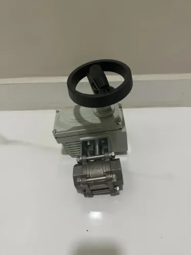 Valvula DN 50, inox, com atuador elétrico