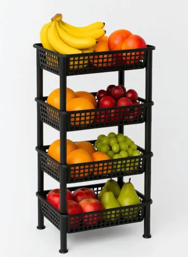 Fruteira e estante
