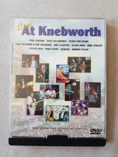Dvd - Live! At Knebworth - show - Pink Floyd, Genesis e outros