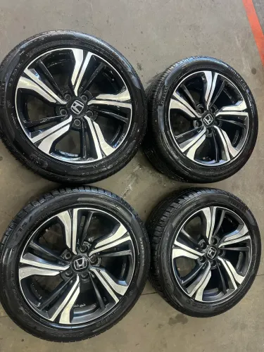 Rodas 17 civic,cerato, 5/114+ Pneus Pirelli 