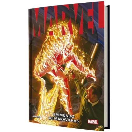 História em Quadrinhos (HQ) Marvel: Um Mundo de Maravilhas (Novo - Lacrado) Capa Dura