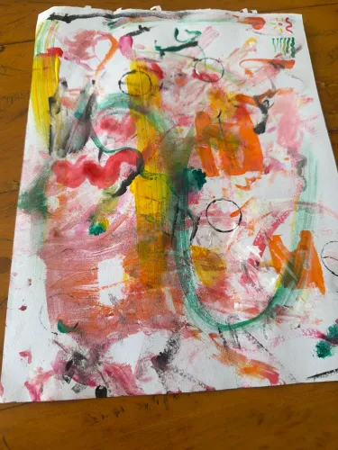 A dor de uma mãe pintura