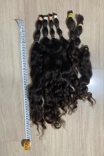 Cabelo humano cacheado virgem 