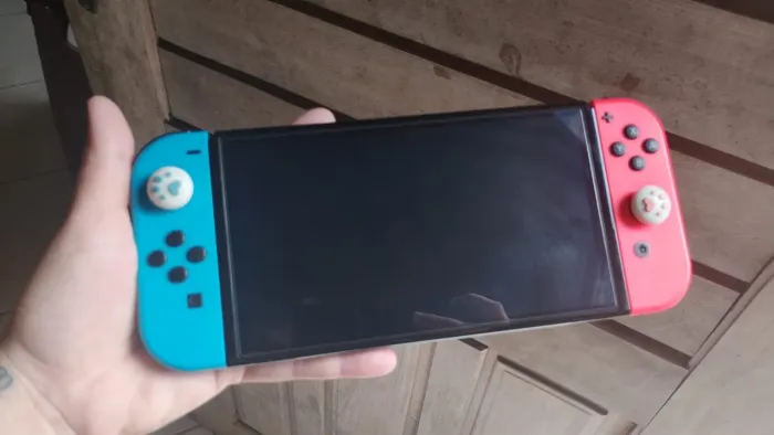 Nintendo Switch OLED Completo + Dock + Acessórios | Excelente Estado
