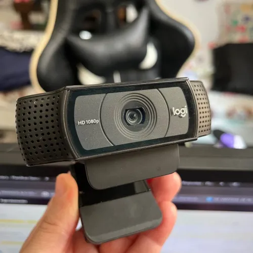 Webcam Logitech c920 Gamer Sem Riscos - Novinha
