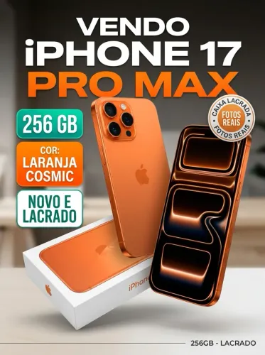 VENDO iPhone 17 Pro Max 256 GB - LARANJA