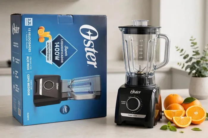 Liquidificador Oster 1400w potência