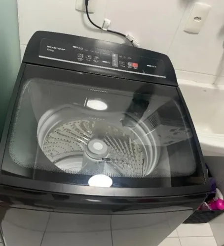 Maquina de lavar 15kg zera com plástico