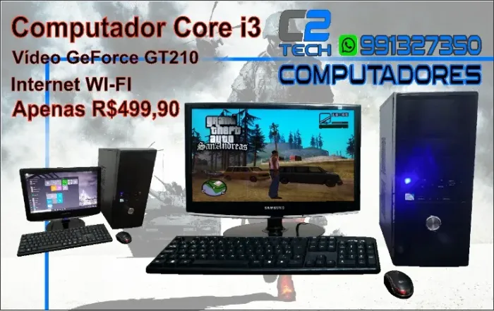 Computador core i3 com GeForce