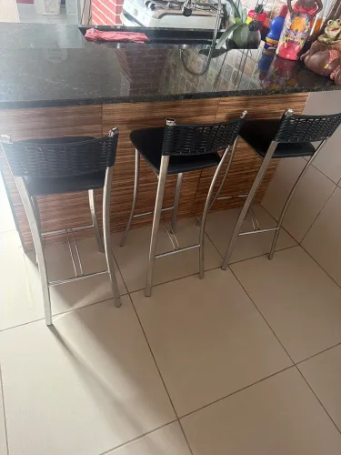 3 Cadeiras de bancada