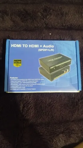 Conversor HDMI para HDMI + Áudio NOVO, Nunca foi usado!!!!