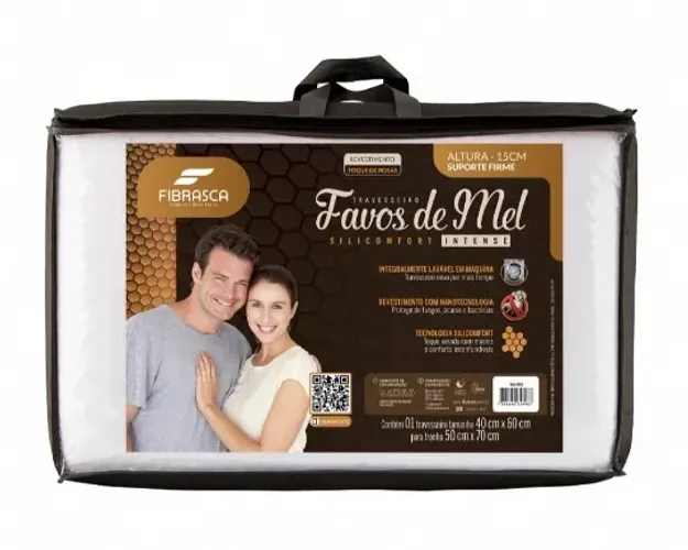 Travesseiro Favos de Mel Intense - Fibrasca