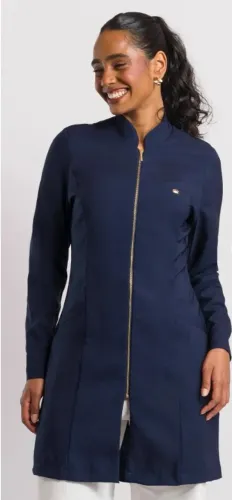 Jaleco Juicy Feminino Azul Marinho Dra Cherie