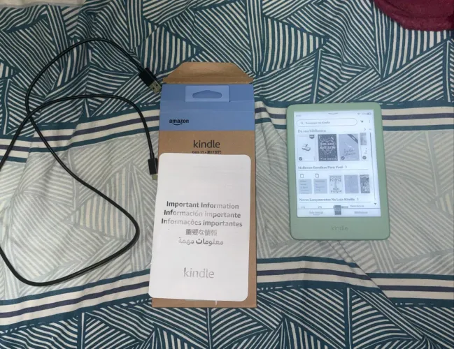 Kindle última geração verde