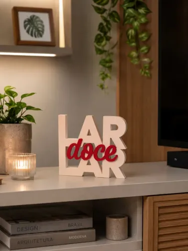 Letreiro decorativo lar doce lar decoração de mesa hack 
