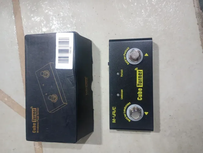 Pedal mvave Cube Turner avança páginas 