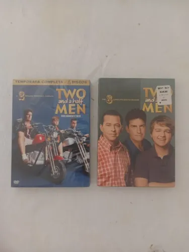 DVD Two and a half Men segunda e oitava temporadas completas lacrados