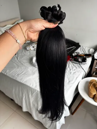 Cabelo humano 60cm 230 gramas