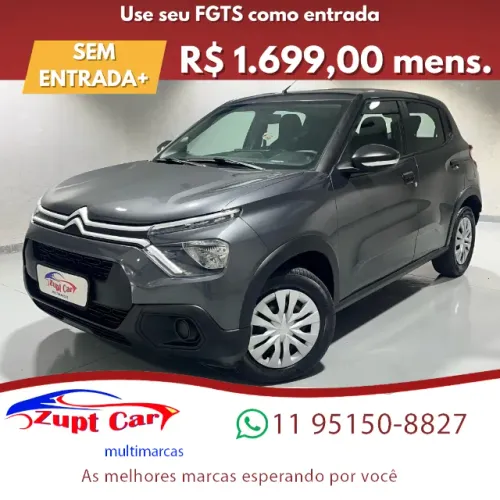 Citroen C3 Live Pack 1.0 Flex 6V 5P Mec. 2023