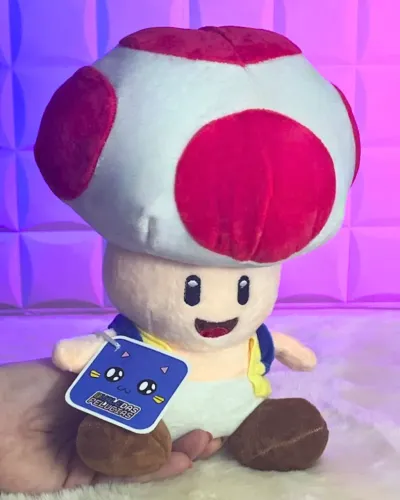 Pelúcia Toad Mario - 26cm