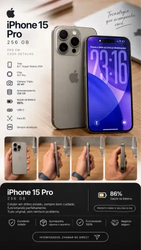 iPhone 15 Pro 256gb Titanium