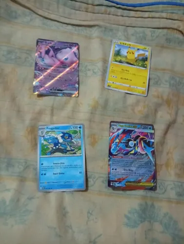 Mew Ex Pikachu Frogadier Greninja Ex - Cartas Pokémon