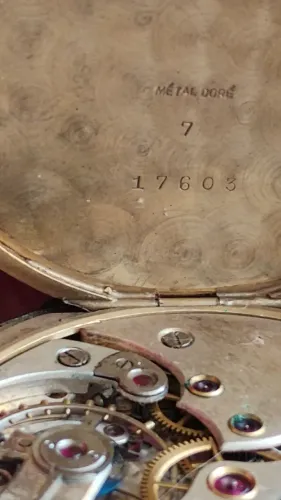 Relógio de bolso aproximadamente de 1910