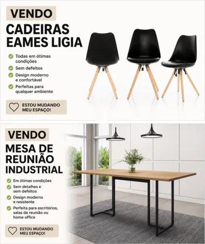 Mesa e cadeiras