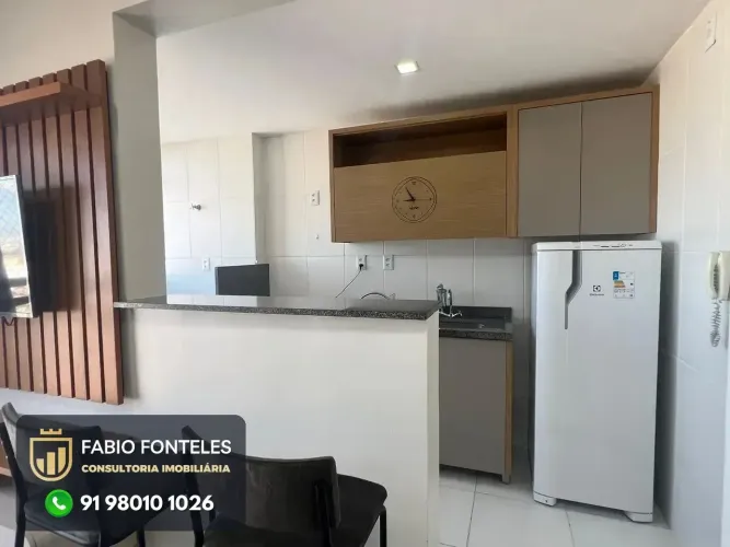 Apartamento mobiliado 2 quartos (1 suíte), andar alto, no Ville Ametista, Atalaia - R$ 380