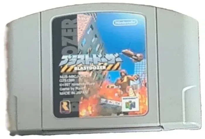 Cartucho Blastdozer Original Japonês Para Nintendo 64