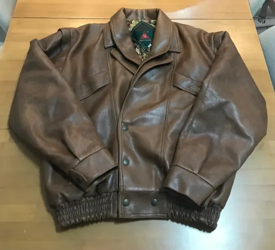 Jaqueta COURO GV VINTAGE ITALY