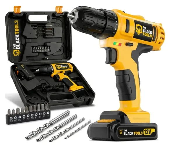 Furadeira Parafusadeira Sem Fio A Bateria Tb-12e 12v (NOVA)
