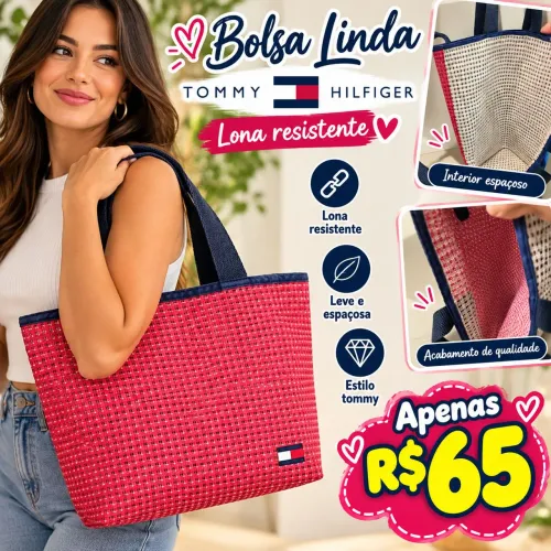 Bolsa de lona Tommy Hilfiger