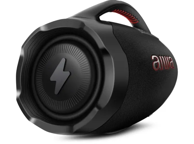 Caixa de Som Aiwa Boombox Plus AWS-BBS-01-B Bluetooth Amplificada 200W