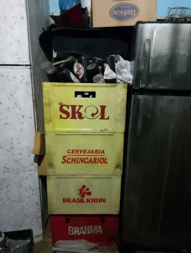 Grade de cerveja com cascos