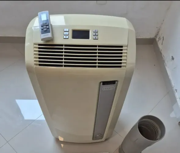 Ar condicionado portátil Delonghi pac 120 com controle remoto 12000 btus funciona